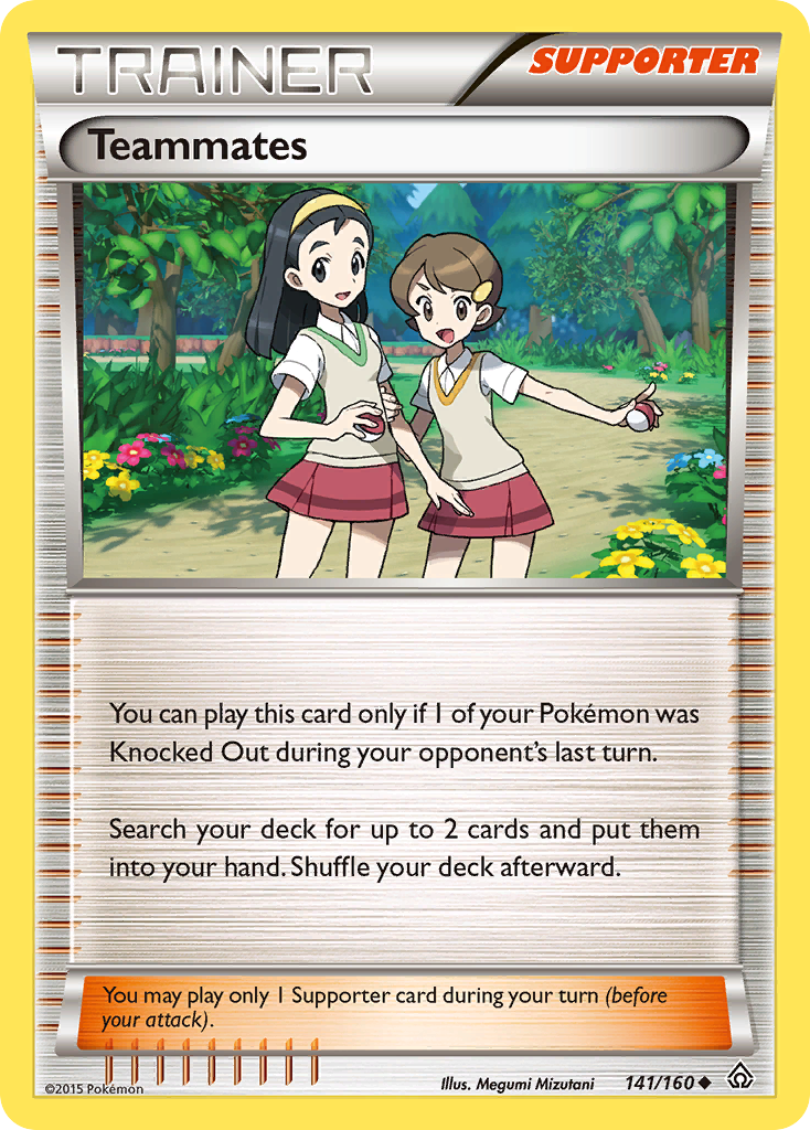 Teammates (141/160) [XY: Primal Clash] | Jomio and Rueliete's Cards and Comics