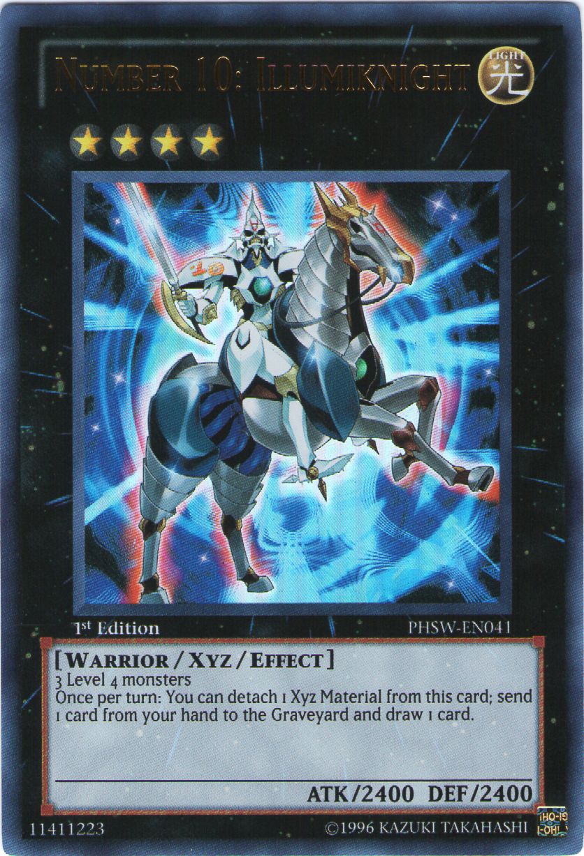 Number 10: Illumiknight [PHSW-EN041] Ultra Rare | Jomio and Rueliete's Cards and Comics