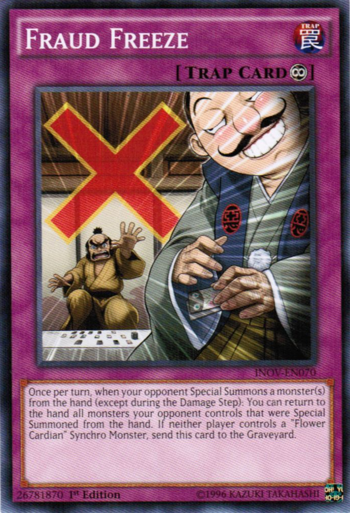 Fraud Freeze [INOV-EN070] Common | Jomio and Rueliete's Cards and Comics