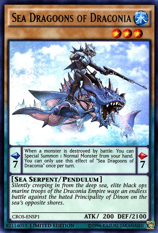 Sea Dragoons of Draconia (CROS-ENSP1) [CROS-ENSP1] Ultra Rare | Jomio and Rueliete's Cards and Comics