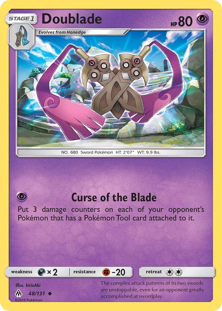 Doublade (48/131) [Sun & Moon: Forbidden Light] | Jomio and Rueliete's Cards and Comics
