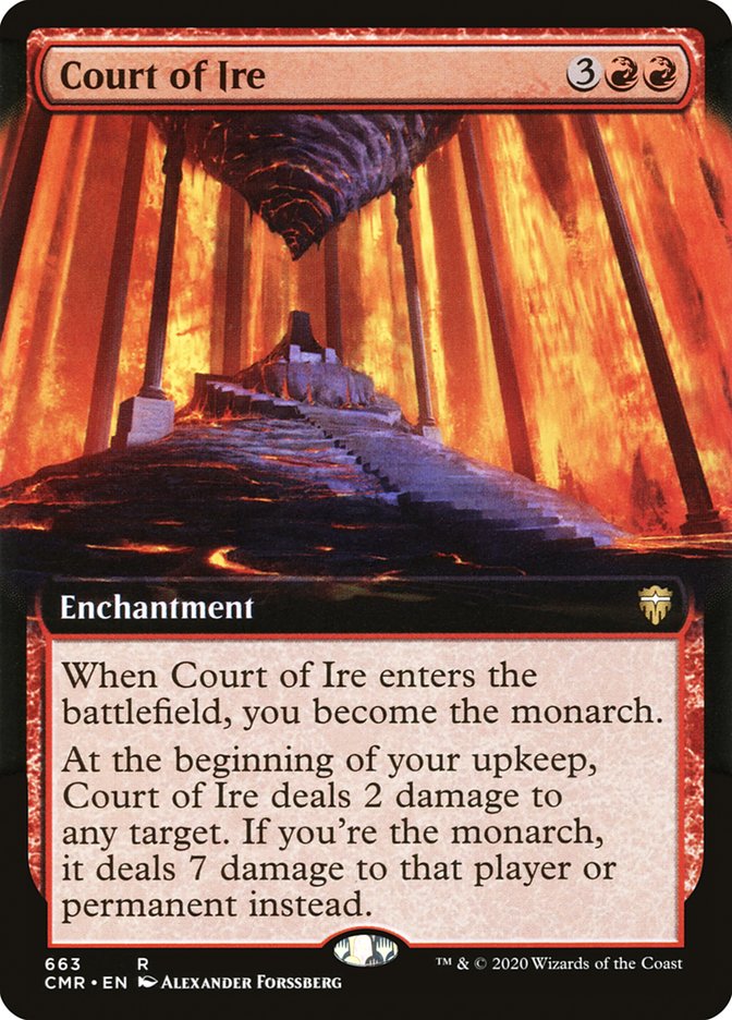 Court of Ire (Extended Art) [Commander Legends] | Jomio and Rueliete's Cards and Comics