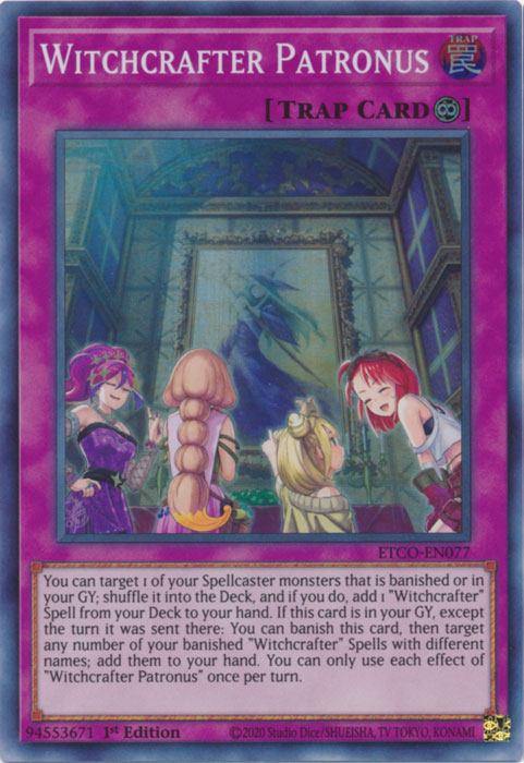 Witchcrafter Patronus [ETCO-EN077] Super Rare | Jomio and Rueliete's Cards and Comics