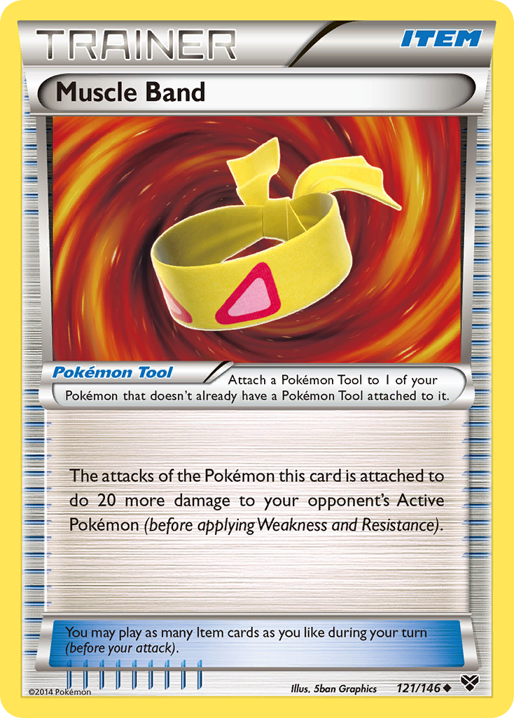 Muscle Band (121/146) [XY: Base Set] | Jomio and Rueliete's Cards and Comics
