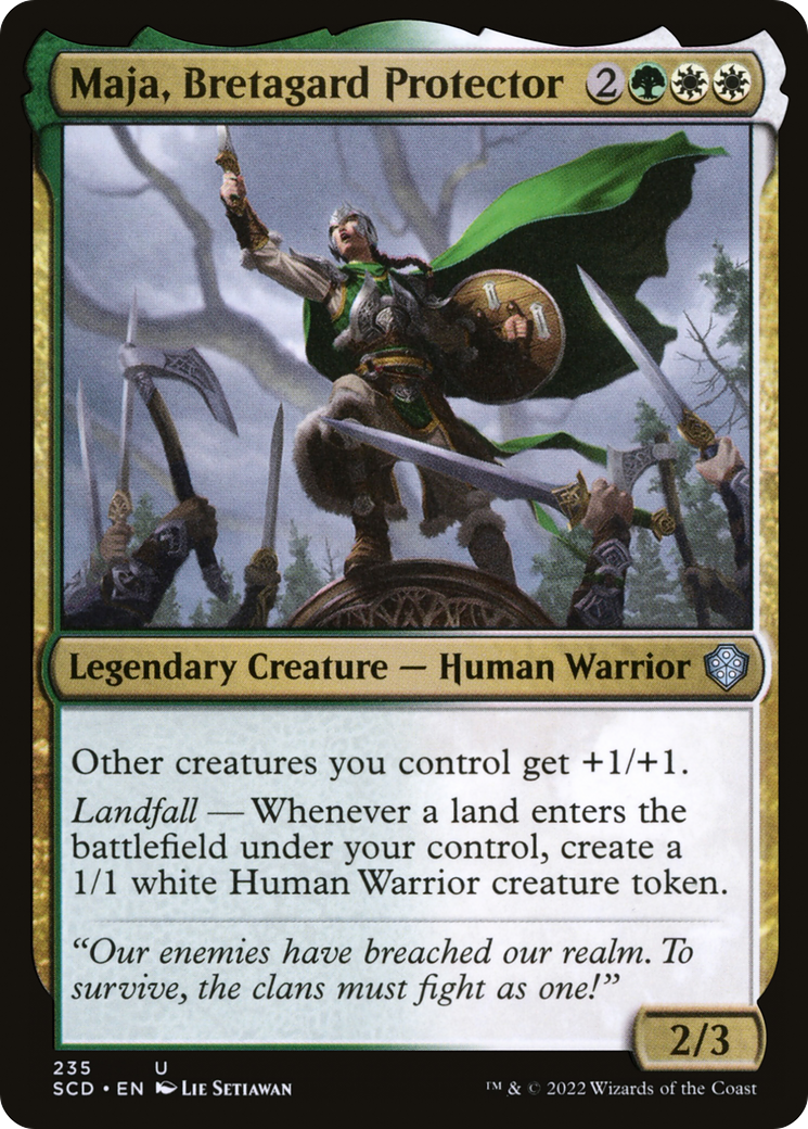 Maja, Bretagard Protector [Starter Commander Decks] | Jomio and Rueliete's Cards and Comics
