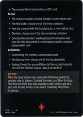 Into the Story: Horror Edition (Magic Minigame) [Innistrad: Midnight Hunt Minigame] | Jomio and Rueliete's Cards and Comics