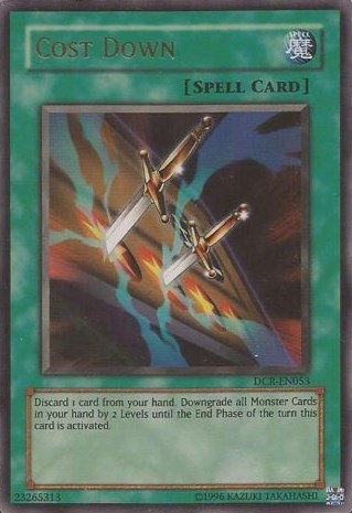 Cost Down [DCR-EN053] Ultra Rare | Jomio and Rueliete's Cards and Comics