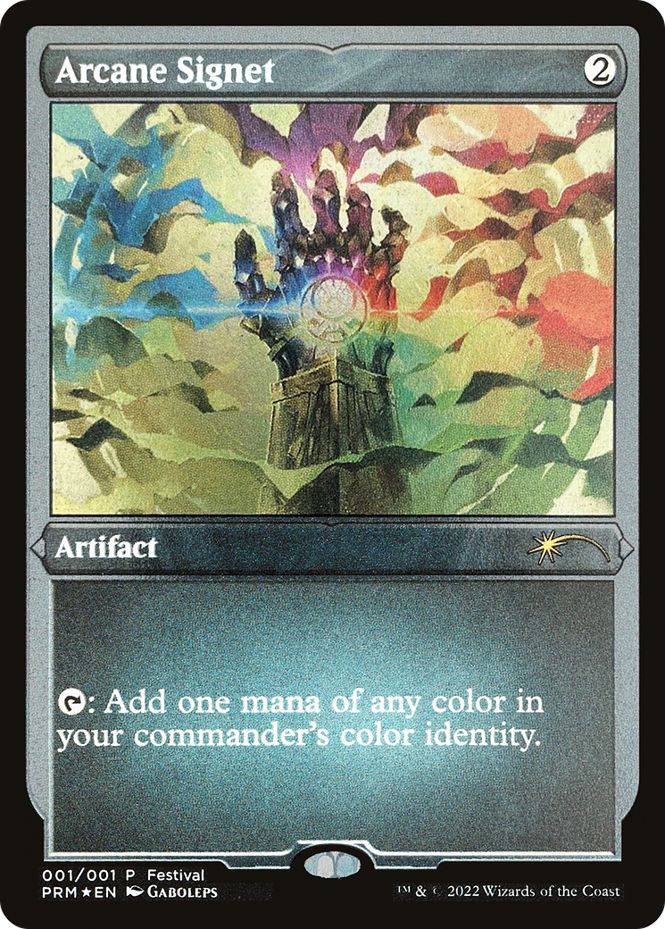 Arcane Signet (Foil Etched) [30th Anniversary Promos] | Jomio and Rueliete's Cards and Comics