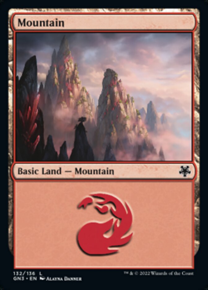 Mountain (132) [Game Night: Free-for-All] | Jomio and Rueliete's Cards and Comics