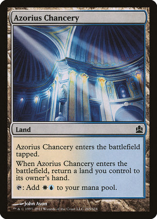 Azorius Chancery [Commander 2011] | Jomio and Rueliete's Cards and Comics