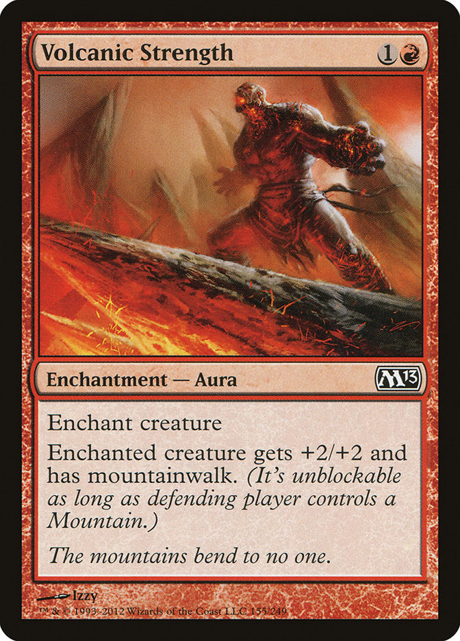 Volcanic Strength [Magic 2013] | Jomio and Rueliete's Cards and Comics