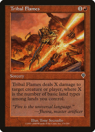 Tribal Flames [Invasion] | Jomio and Rueliete's Cards and Comics