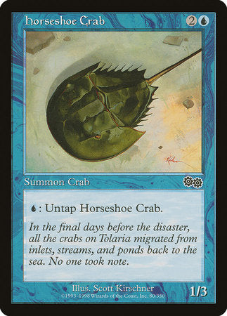 Horseshoe Crab [Urza's Saga] | Jomio and Rueliete's Cards and Comics