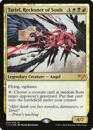Tariel, Reckoner of Souls [From the Vault: Angels] | Jomio and Rueliete's Cards and Comics