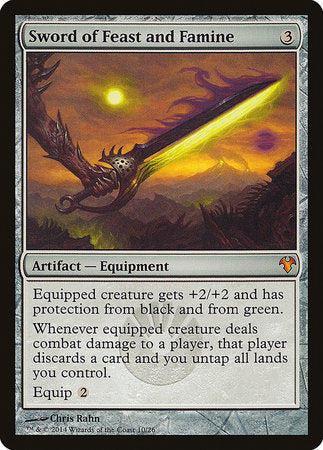 Sword of Feast and Famine [Modern Event Deck 2014] | Jomio and Rueliete's Cards and Comics