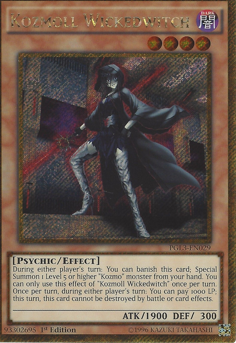Kozmoll Wickedwitch [PGL3-EN029] Gold Secret Rare | Jomio and Rueliete's Cards and Comics