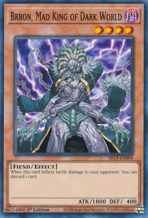 Brron, Mad King of Dark World [SR13-EN009] Common | Jomio and Rueliete's Cards and Comics