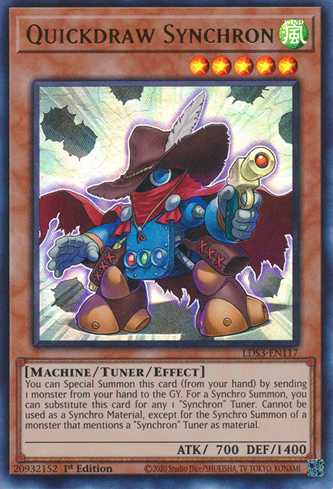 Quickdraw Synchron [LDS3-EN117] Ultra Rare | Jomio and Rueliete's Cards and Comics