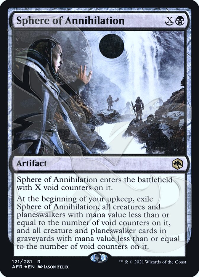 Sphere of Annihilation (Ampersand Promo) [Dungeons & Dragons: Adventures in the Forgotten Realms Promos] | Jomio and Rueliete's Cards and Comics