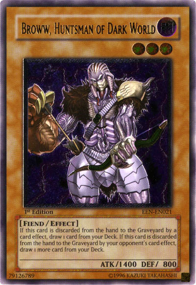 Broww, Huntsman of Dark World [EEN-EN021] Ultimate Rare | Jomio and Rueliete's Cards and Comics