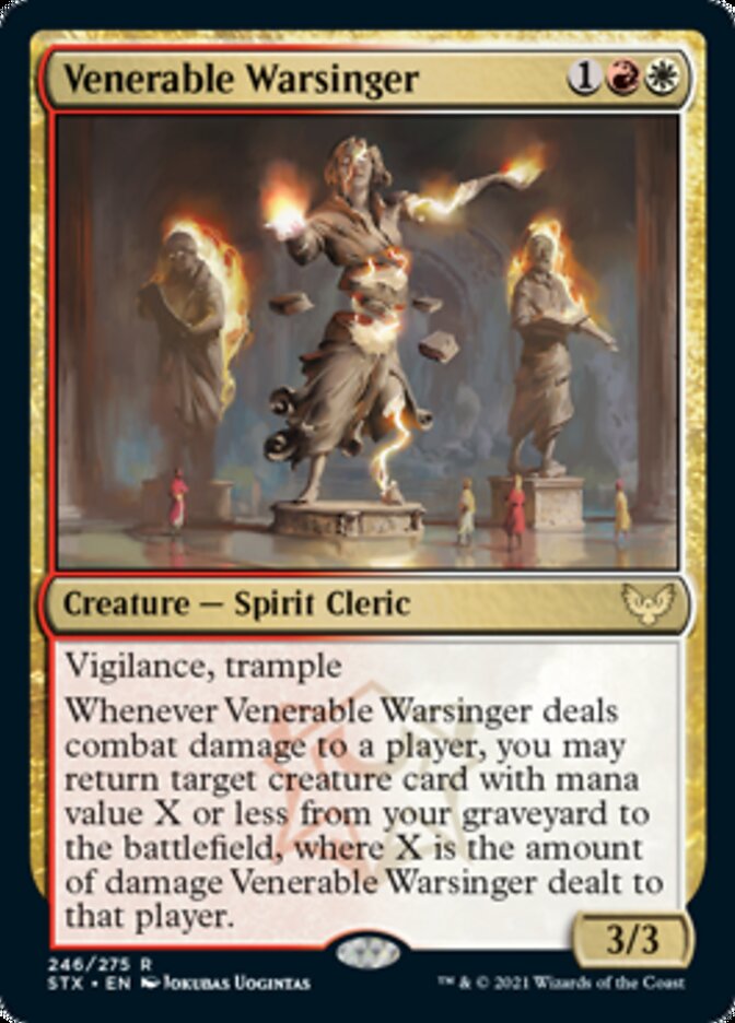 Venerable Warsinger [Strixhaven: School of Mages] | Jomio and Rueliete's Cards and Comics