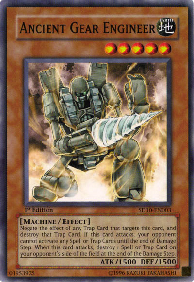 Ancient Gear Engineer [SD10-EN003] Common | Jomio and Rueliete's Cards and Comics