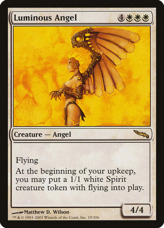 Luminous Angel [Mirrodin] | Jomio and Rueliete's Cards and Comics