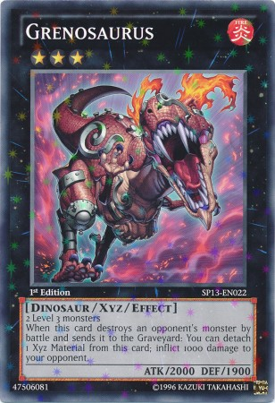 Grenosaurus [SP13-EN022] Starfoil Rare | Jomio and Rueliete's Cards and Comics