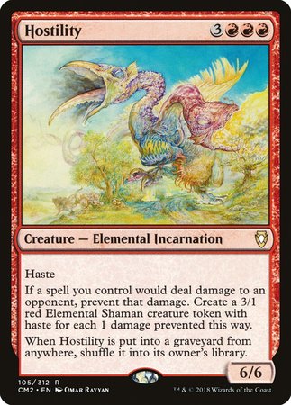 Hostility [Commander Anthology Volume II] | Jomio and Rueliete's Cards and Comics