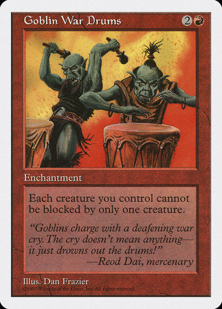 Goblin War Drums [Fifth Edition] | Jomio and Rueliete's Cards and Comics