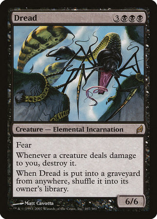 Dread [Lorwyn] | Jomio and Rueliete's Cards and Comics
