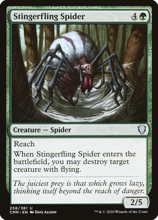 Stingerfling Spider [Commander Legends] | Jomio and Rueliete's Cards and Comics