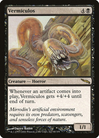 Vermiculos [Mirrodin] | Jomio and Rueliete's Cards and Comics