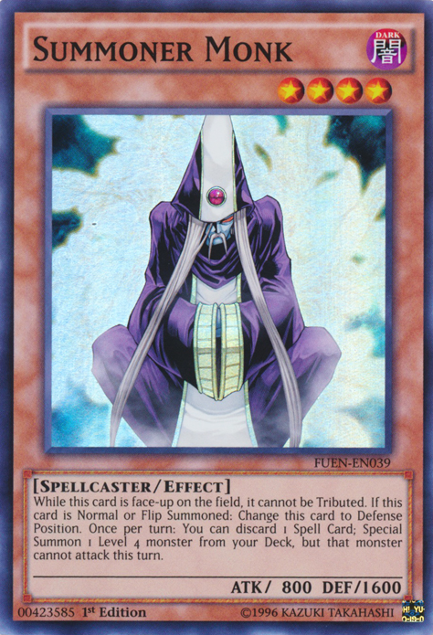 Summoner Monk [FUEN-EN039] Super Rare | Jomio and Rueliete's Cards and Comics