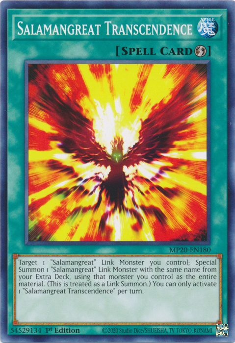 Salamangreat Transcendence [MP20-EN180] Common | Jomio and Rueliete's Cards and Comics