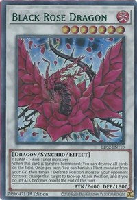 Black Rose Dragon (Green) [LDS2-EN110] Ultra Rare | Jomio and Rueliete's Cards and Comics