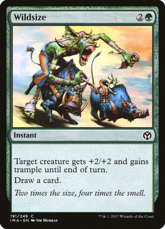 Wildsize [Iconic Masters] | Jomio and Rueliete's Cards and Comics