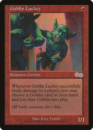 Goblin Lackey [Urza's Saga] | Jomio and Rueliete's Cards and Comics
