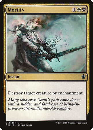 Mortify [Commander 2016] | Jomio and Rueliete's Cards and Comics
