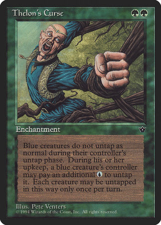 Thelon's Curse [Fallen Empires] | Jomio and Rueliete's Cards and Comics