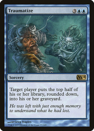 Traumatize [Magic 2014] | Jomio and Rueliete's Cards and Comics