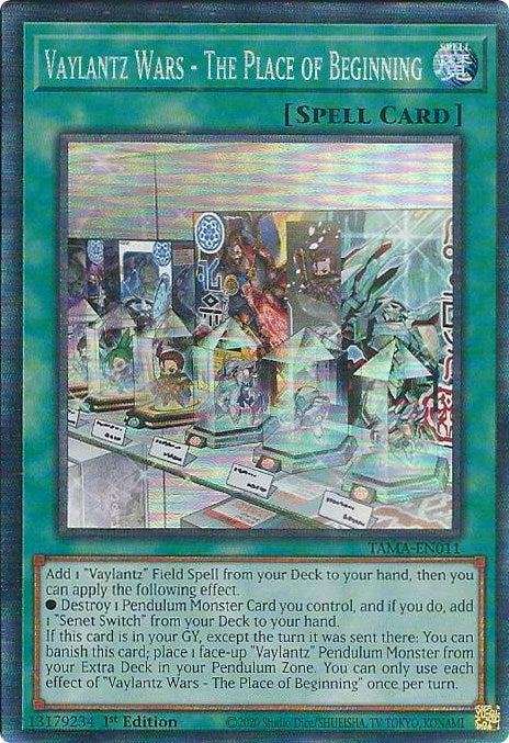 Vaylantz Wars - The Place of Beginning [TAMA-EN011] Collector's Rare | Jomio and Rueliete's Cards and Comics