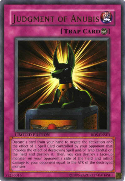 Judgment of Anubis [RDS-ENSE3] Ultra Rare | Jomio and Rueliete's Cards and Comics