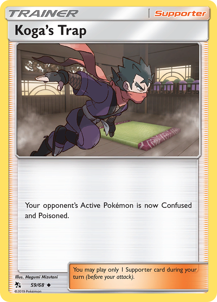 Koga's Trap (59/68) [Sun & Moon: Hidden Fates] | Jomio and Rueliete's Cards and Comics
