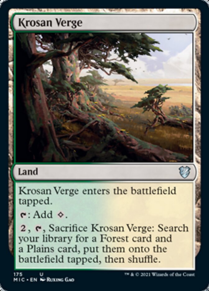 Krosan Verge [Innistrad: Midnight Hunt Commander] | Jomio and Rueliete's Cards and Comics
