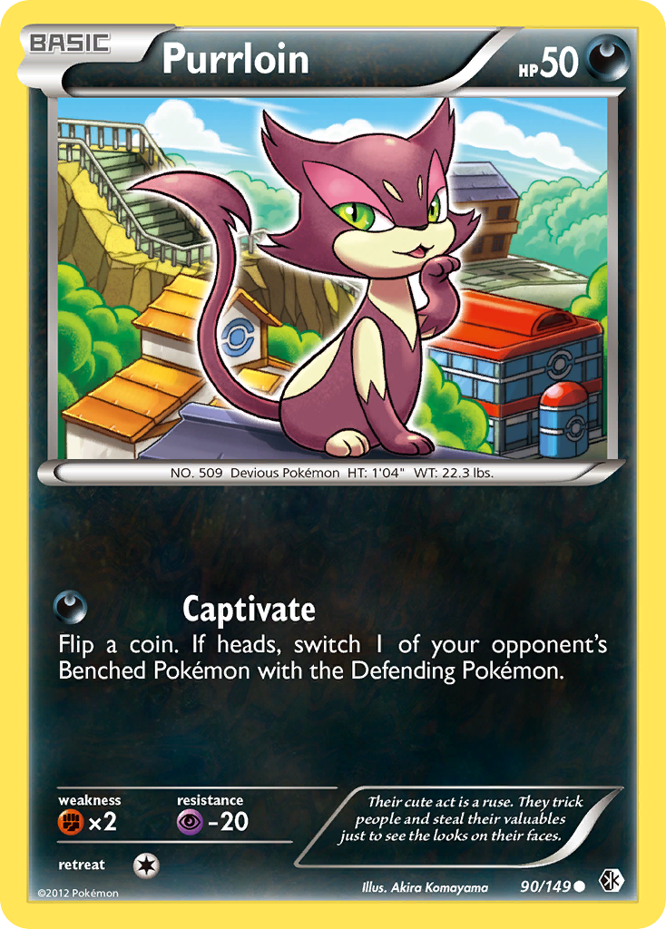 Purrloin (90/149) [Black & White: Boundaries Crossed] | Jomio and Rueliete's Cards and Comics
