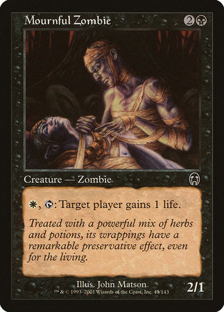 Mournful Zombie [Apocalypse] | Jomio and Rueliete's Cards and Comics