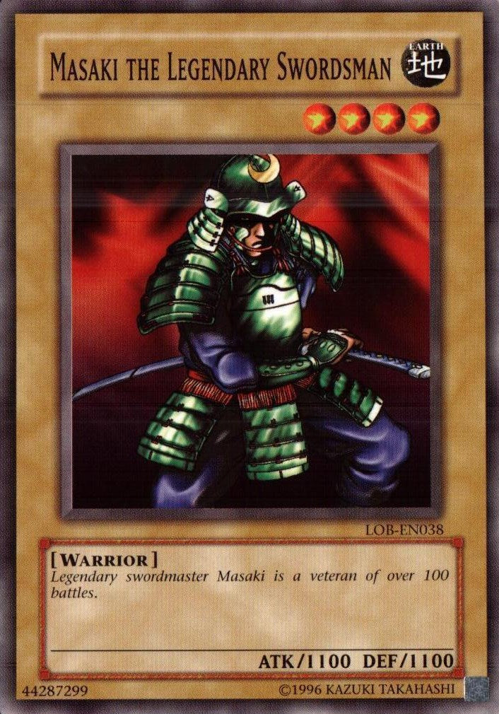 Masaki the Legendary Swordsman [LOB-EN038] Common | Jomio and Rueliete's Cards and Comics
