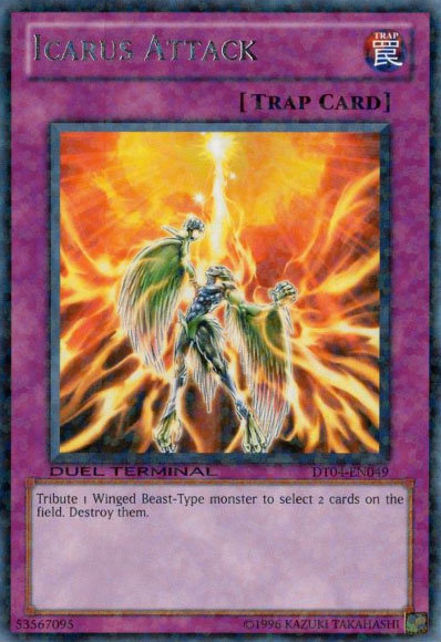 Icarus Attack [DT04-EN049] Rare | Jomio and Rueliete's Cards and Comics