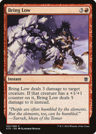 Bring Low [Khans of Tarkir] | Jomio and Rueliete's Cards and Comics